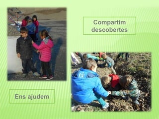 Compartim
descobertes
Ens ajudem
 