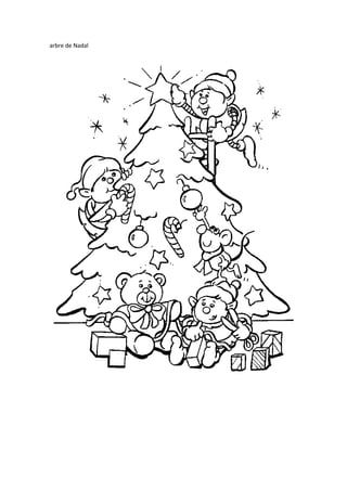 Dibuixos per acolorir de Nadal - http://acolorir.gifmania.cat/