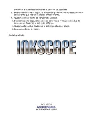 Dibujando Con Inkscape