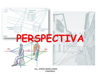 PERSPECTIVA Arq. JORGE MARULANDA  Catedràtico 