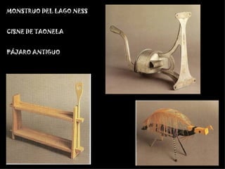 MONSTRUO DEL LAGO NESS CISNE DE TAONELA PÁJARO ANTIGUO 