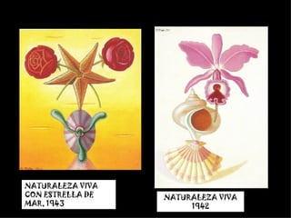 NATURALEZA VIVA 1942 NATURALEZA VIVA CON ESTRELLA DE MAR, 1943 