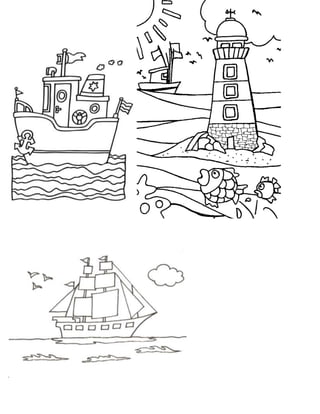 Dibujo barcos
