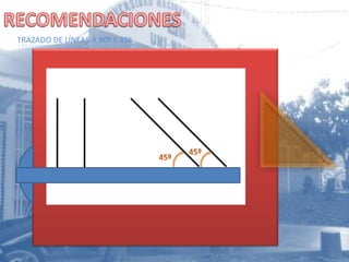 CONVENCIONESDELÍNEAContorno VisibleContinua FinaInterrupción en grandes áreasContornos ocultosEjes de Simetría. 