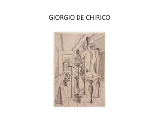 GIORGIO DE CHIRICO
 