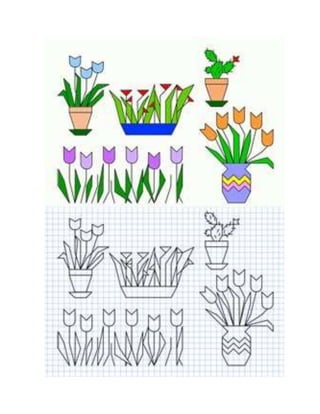 Dibujos en cuadrícula 2