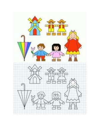 Dibujos en cuadrícula 2