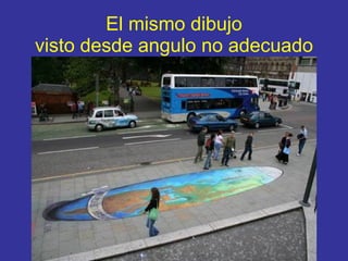 El mismo dibujo visto desde angulo no adecuado 
