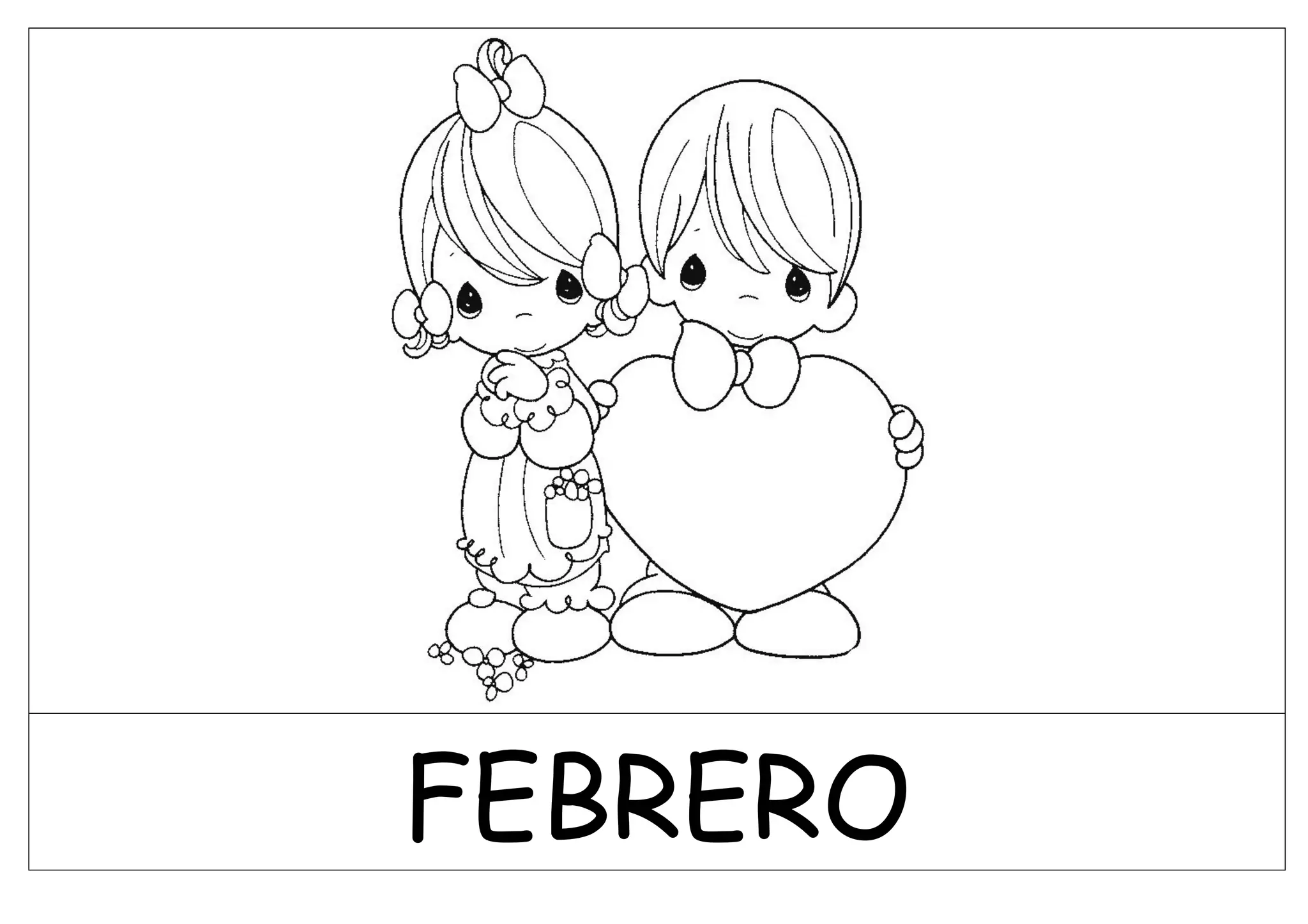 Meses Del Año Para Colorear