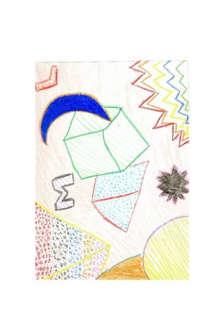 Dibujos tres colores Plástica. 