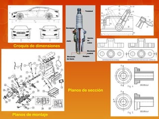 Croquis de dimensiones

Planos de sección

Planos de montaje

 