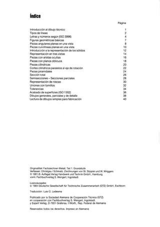 Dibujo técnico metal 1