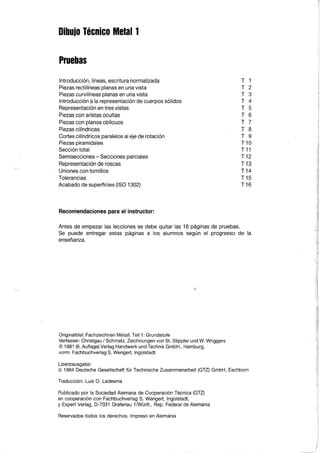 Dibujo técnico metal 1