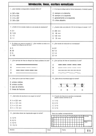 Dibujo técnico metal 1
