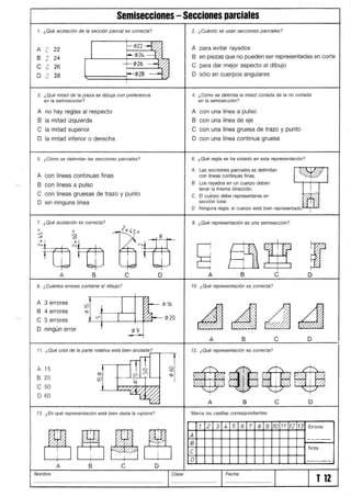 Dibujo técnico metal 1