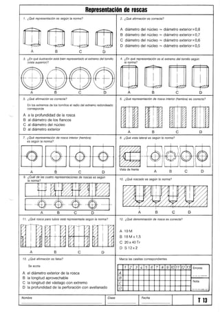 Dibujo técnico metal 1