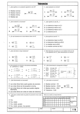 Dibujo técnico metal 1
