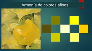 Armonía de colores afines
 