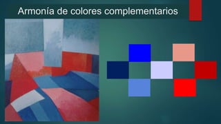 Armonía de colores complementarios
 