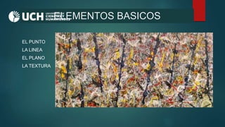 ELEMENTOS BASICOS
EL PUNTO
LA LINEA
EL PLANO
LA TEXTURA
 