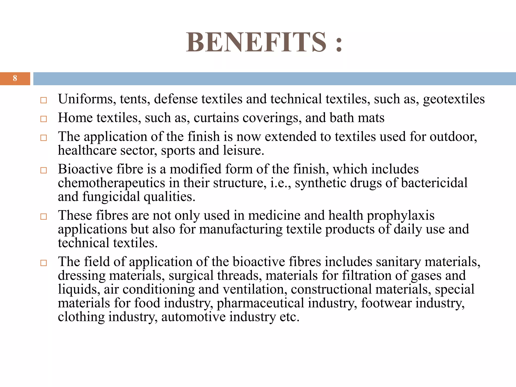 FUNCTIONAL FINISHES OF GARMENTS | PPTX