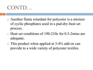 FUNCTIONAL FINISHES OF GARMENTS | PPTX