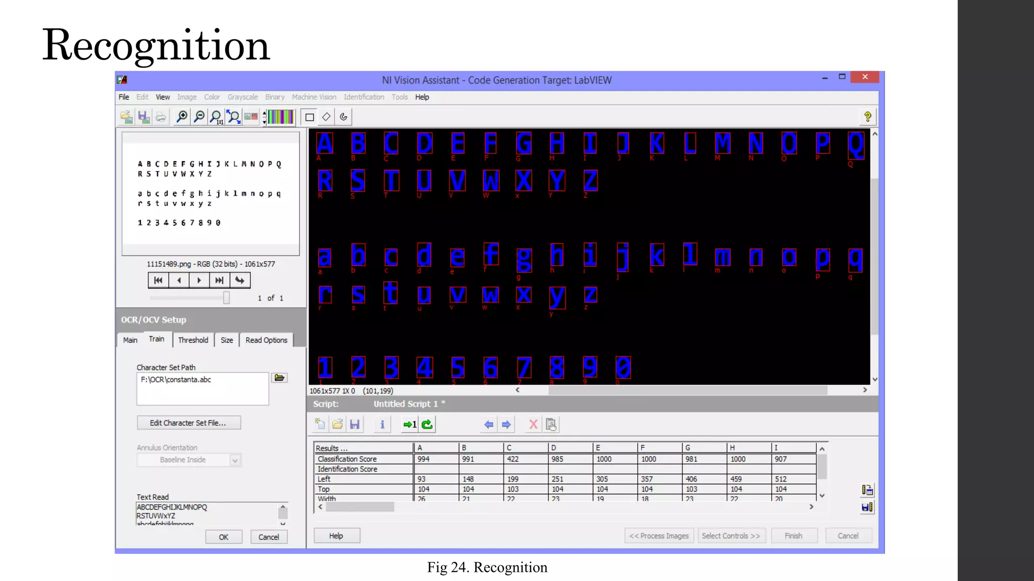Recognition
Fig 24. Recognition
 
