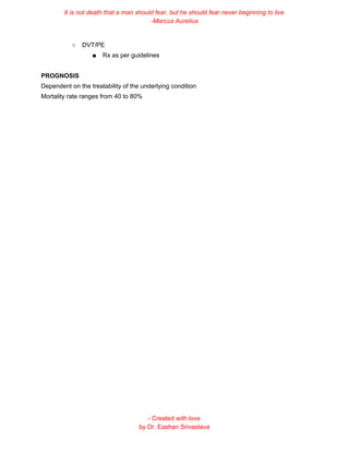 DIC disseminated intravascular coagulation | PDF