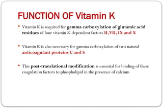 DIC and VIT-K in coagulation diorders.pptx