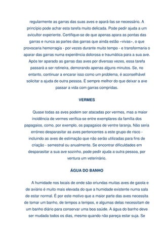 Dicas para o criador !!!