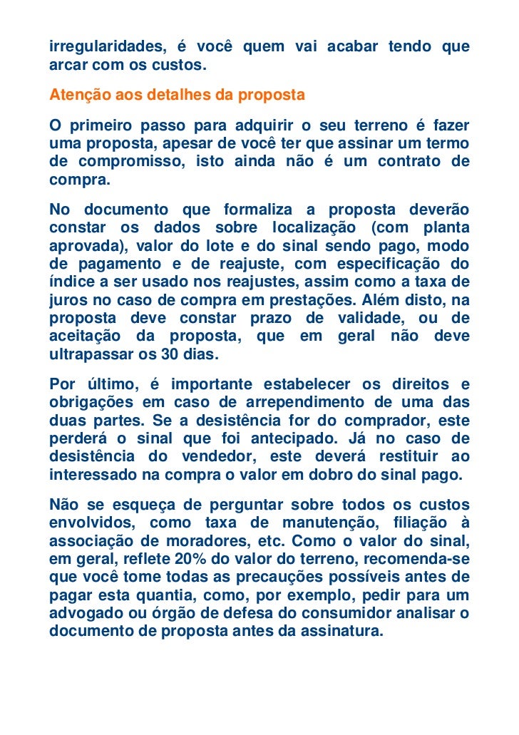 Dicas aquisicao de terrenos documentacao
