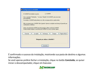 Ao terminar o download iniciaremos a instalação.Clicar em Instalar