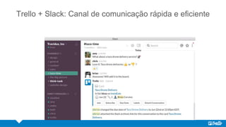 Trello + Slack: Canal de comunicação rápida e eficiente
 