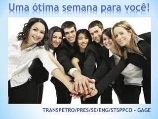 TRANSPETRO/PRES/SE/ENG/STSPPCO - GAGE
 