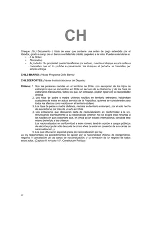 Diccionario de Administración Pública Chilena | PDF