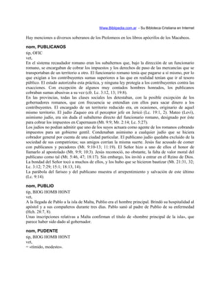 Diccionario bíblico expositivo