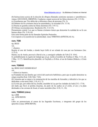 Diccionario bíblico expositivo