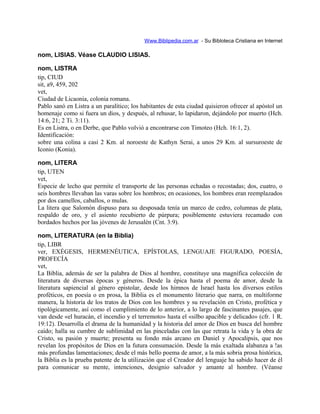 Diccionario bíblico expositivo