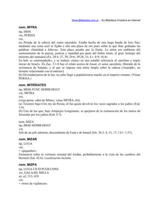 Diccionario bíblico expositivo