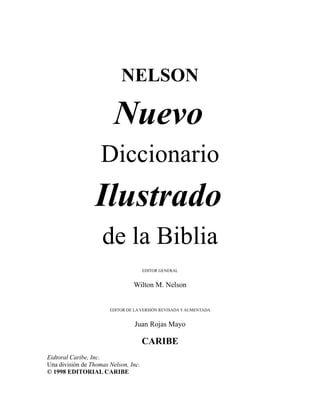 Diccionario biblico nelson