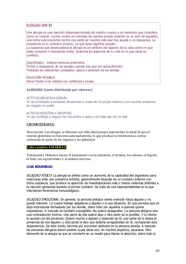alergia mariscos biodescodificacion