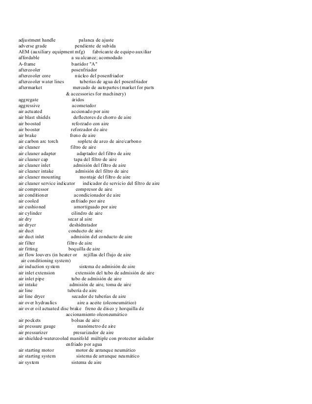 Diccionario de ingles tecnico Diccionario de ingles tecnico