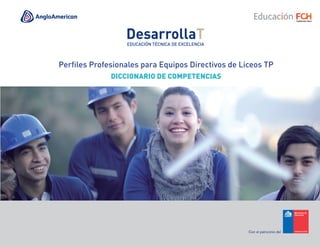 Perfiles Profesionales para Equipos Directivos de Liceos TP
DICCIONARIO DE COMPETENCIAS
Con el patrocinio del
 