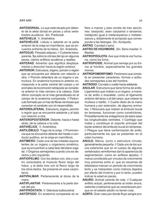 Diccionario De Anatomia De Vertebrados