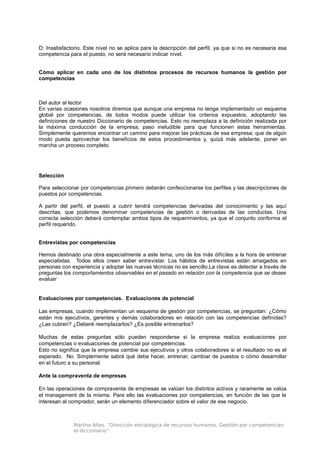 Diccionario de competencias laborales | PDF