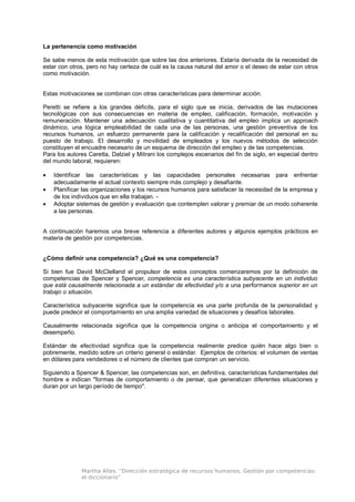 Diccionario de competencias laborales | PDF