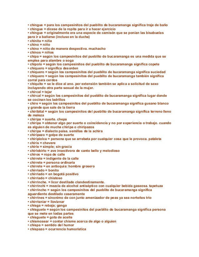 Diccionario de regionalismos de colombia
