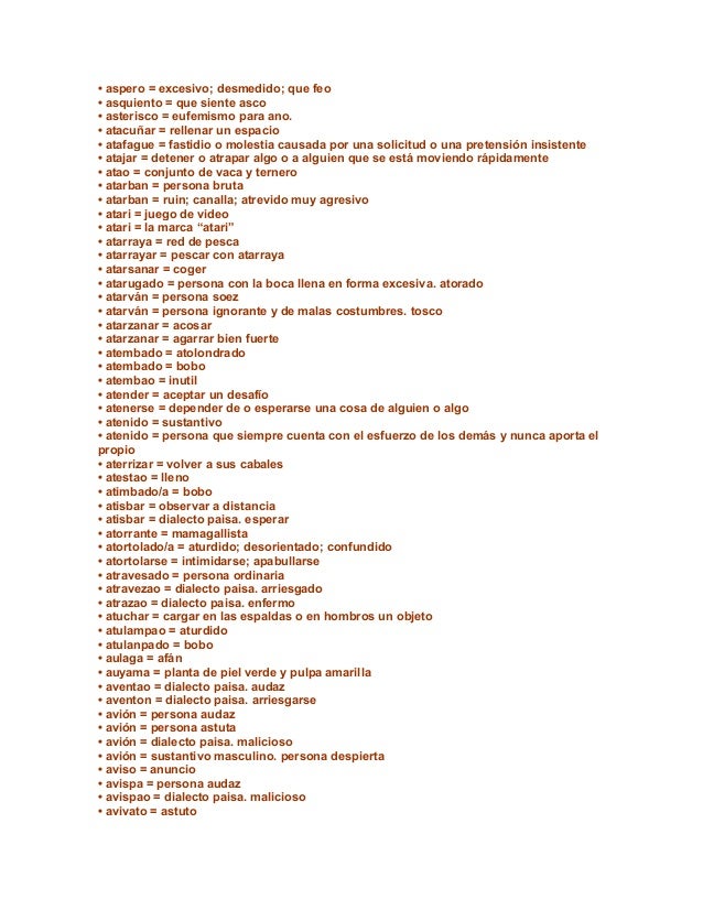 Diccionario de regionalismos de colombia