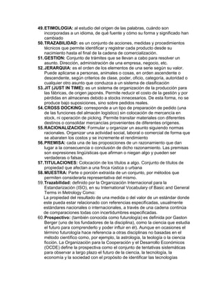 Diccionario de términos | DOCX