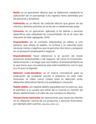 Diccionario financiero